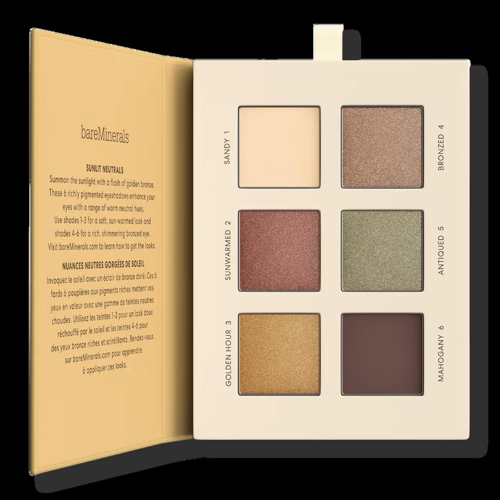 bareMinerals Mineralist Eyeshadow Palette, Sunlit New In The Box
